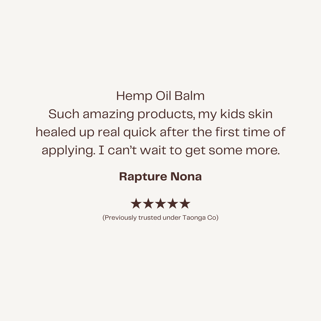 Restore Hemp Oil Balm (Eczema & Psoriasis safe)