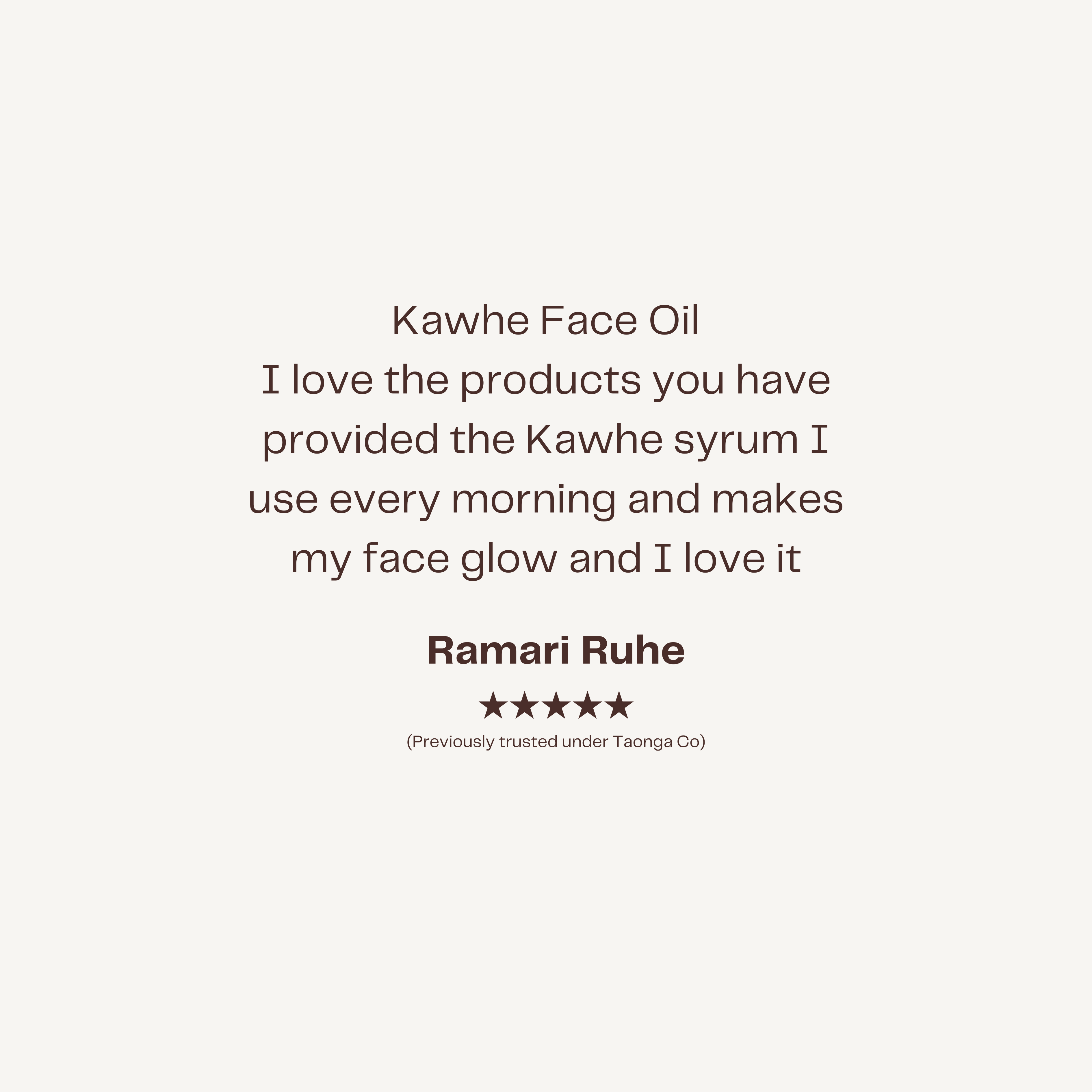 Kawhe Face Oil (30ml)